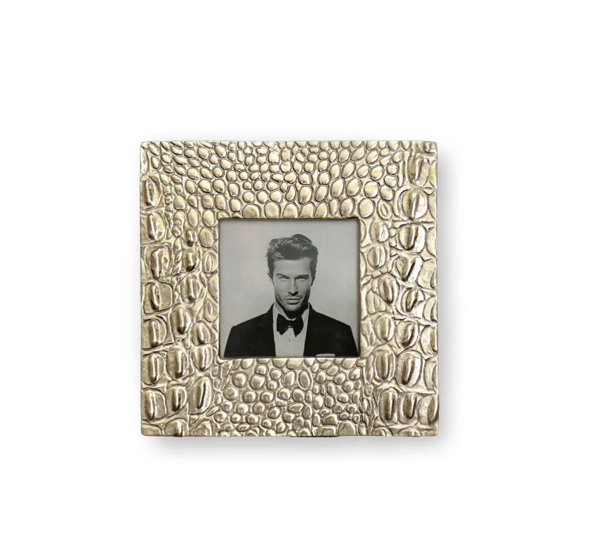 Sierra Modern Croc 3x3 Frame (Gold)