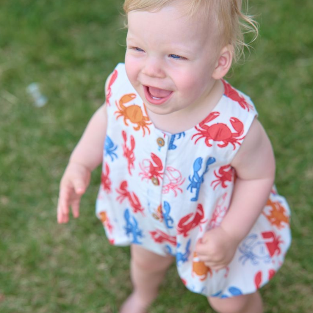 Baby Boys Riley Jumper - Lobsters and Crabs