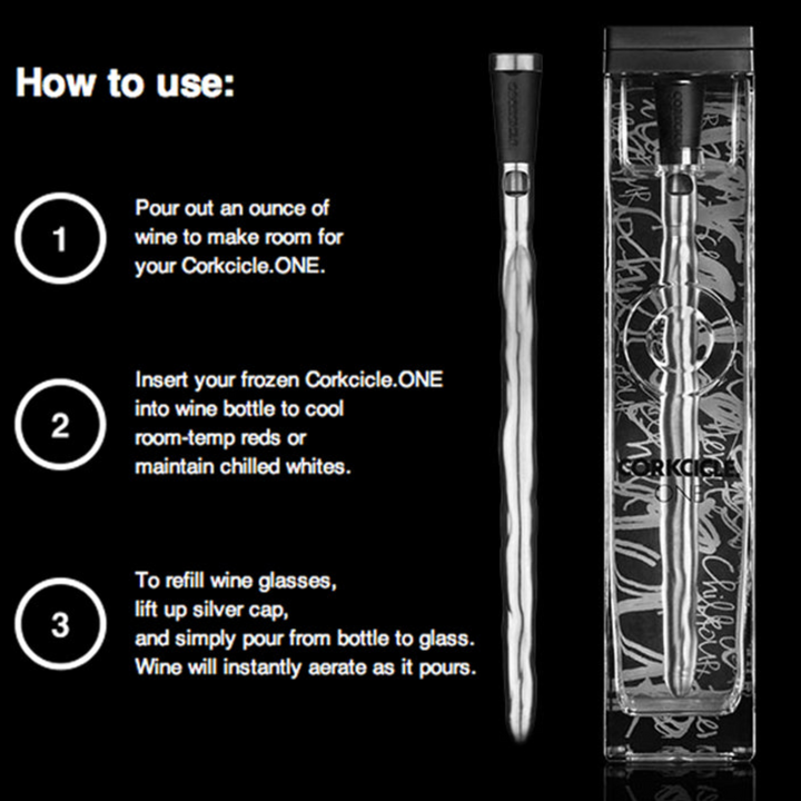 Corkcicle One: 3-in-1 Wine Chiller