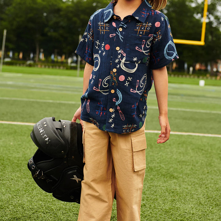 Boys Cargo Pant - Khaki