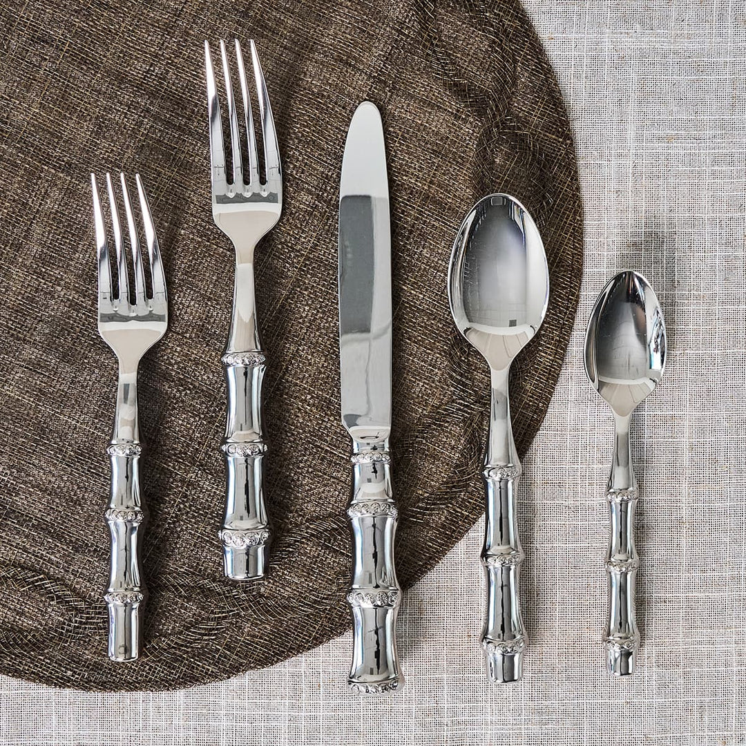 Bamboo 20pc Place Setting - Polished