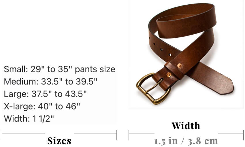 Heritage Leather Men's Belt