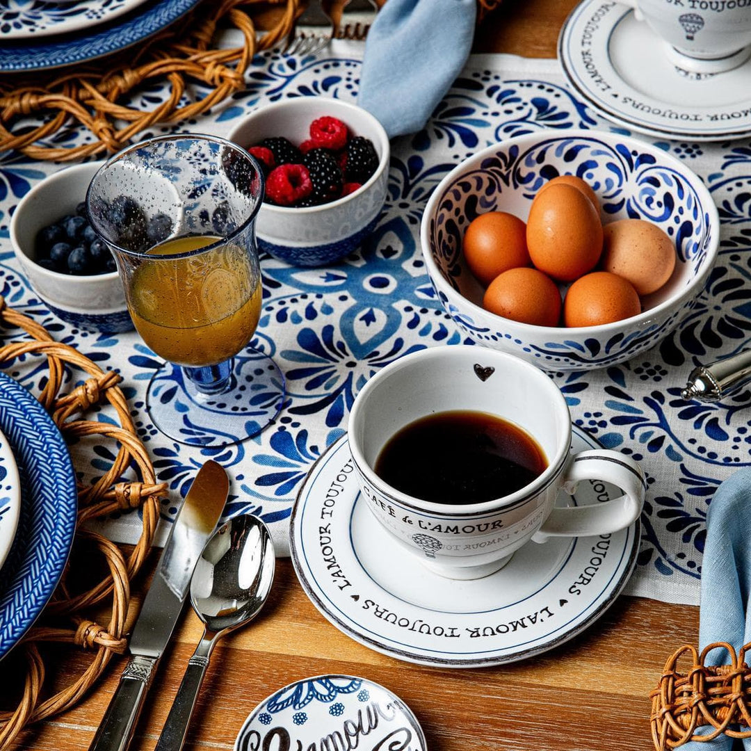 Iberian Cereal/Ice Cream Bowl - Indigo