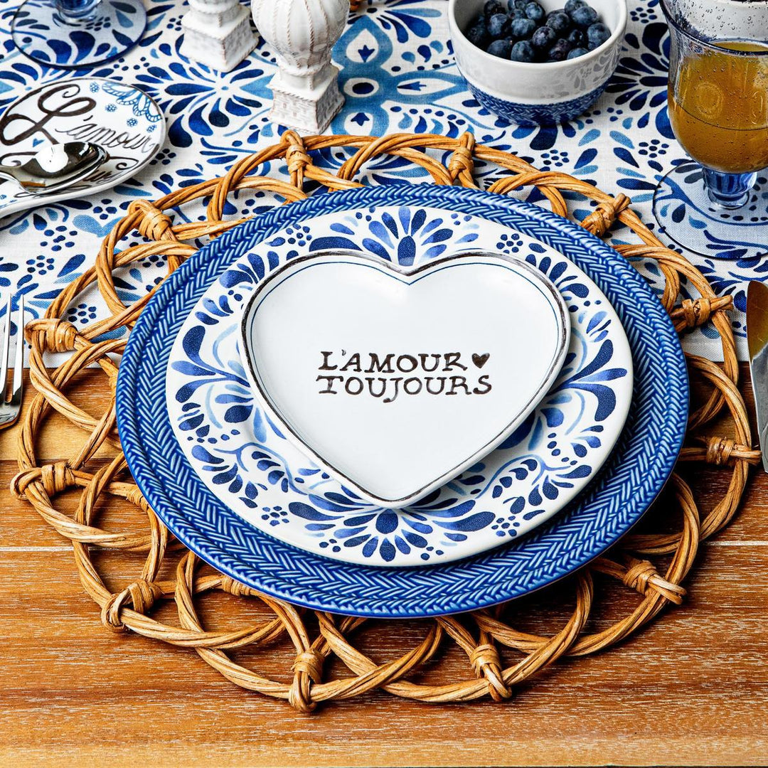 Iberian Dessert/Salad Plate - Indigo