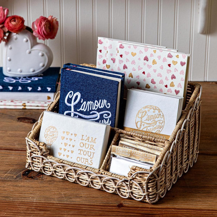 L'Amour Toujours Note Card Assorted Set/6 - Gold