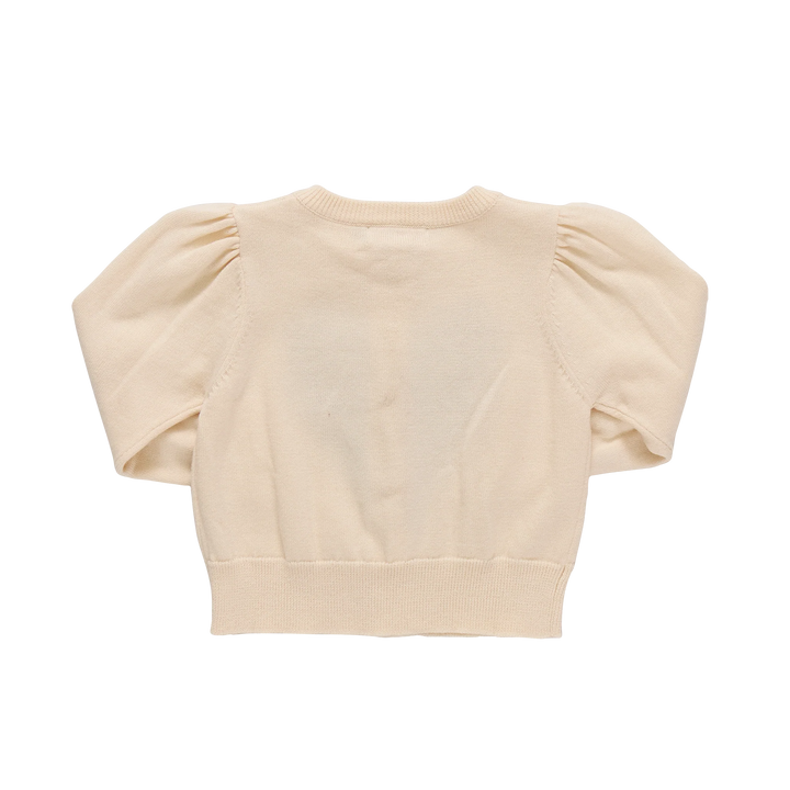 Baby Girls Constance Sweater - Scalloped Heart