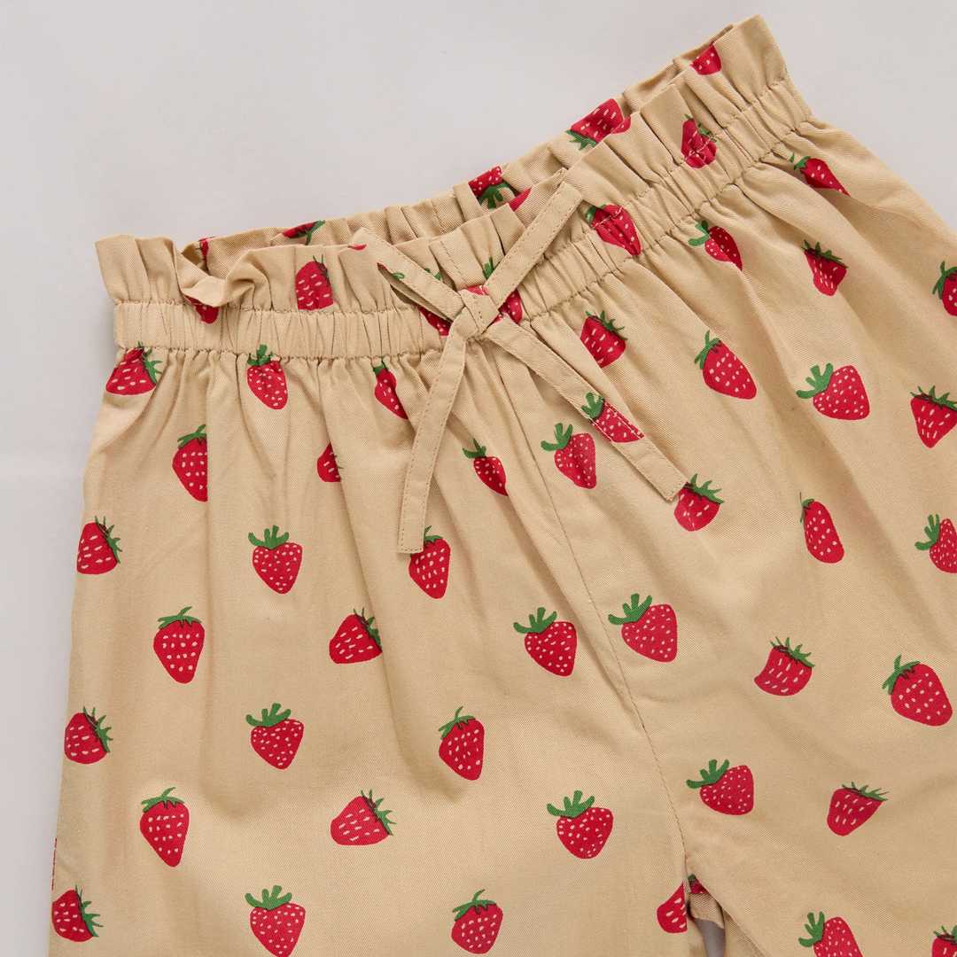 Girls Theodore Pant - Tossed Strawberries