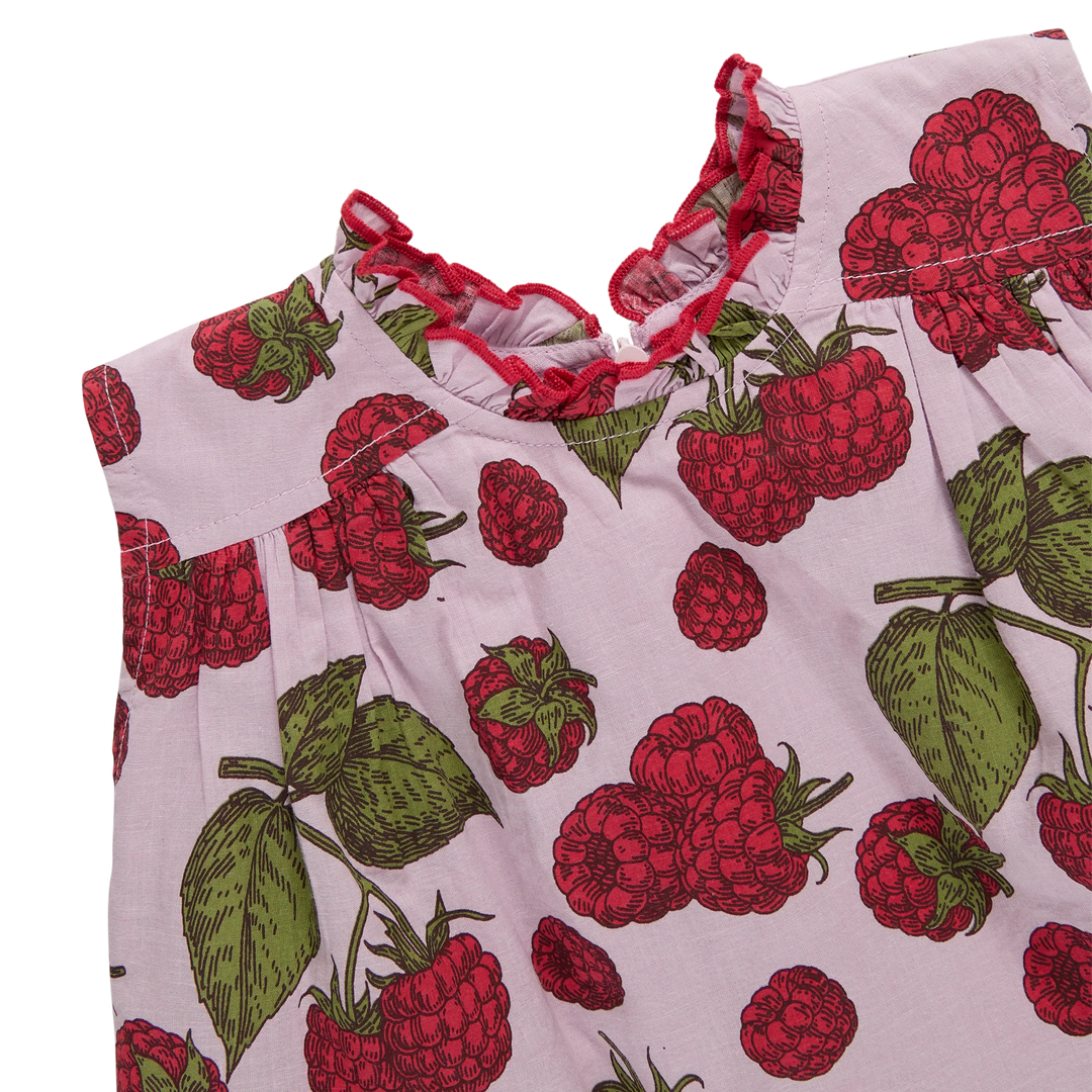 Girls Misha Top - Lavender Raspberries