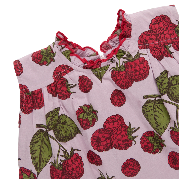 Girls Misha Top - Lavender Raspberries