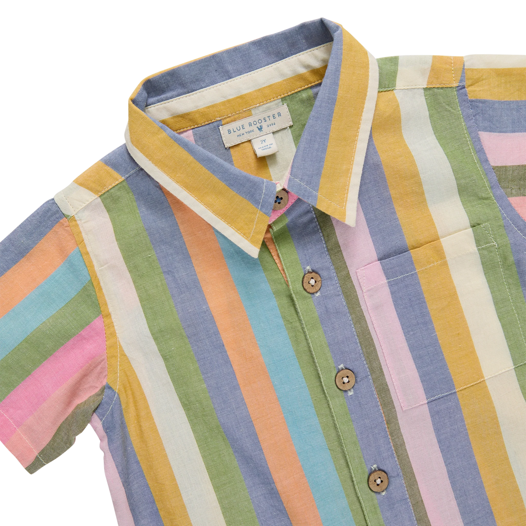 Boys Jack Shirt - Parade Stripe