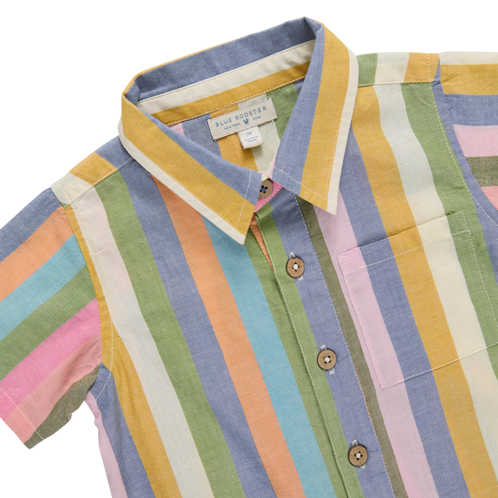 Boys Jack Shirt - Parade Stripe
