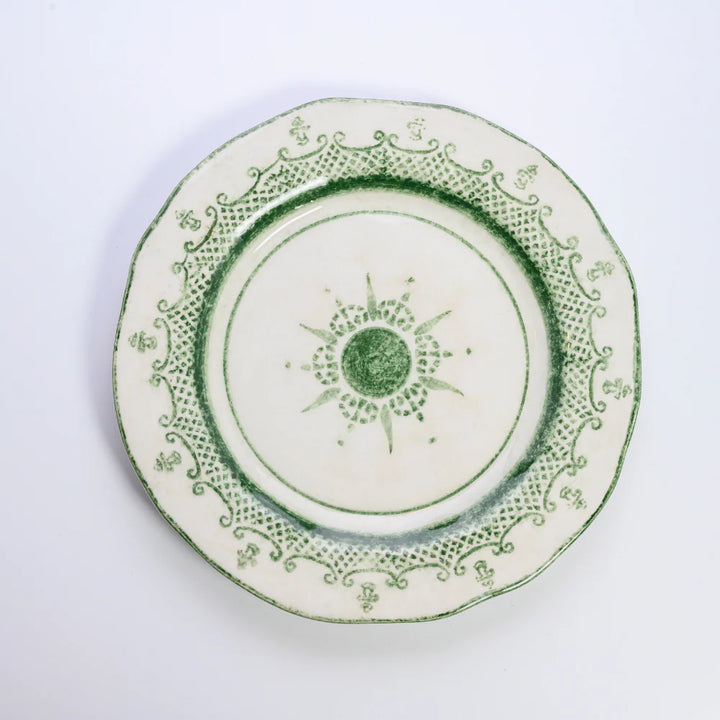 Burano Green Dinner Plate