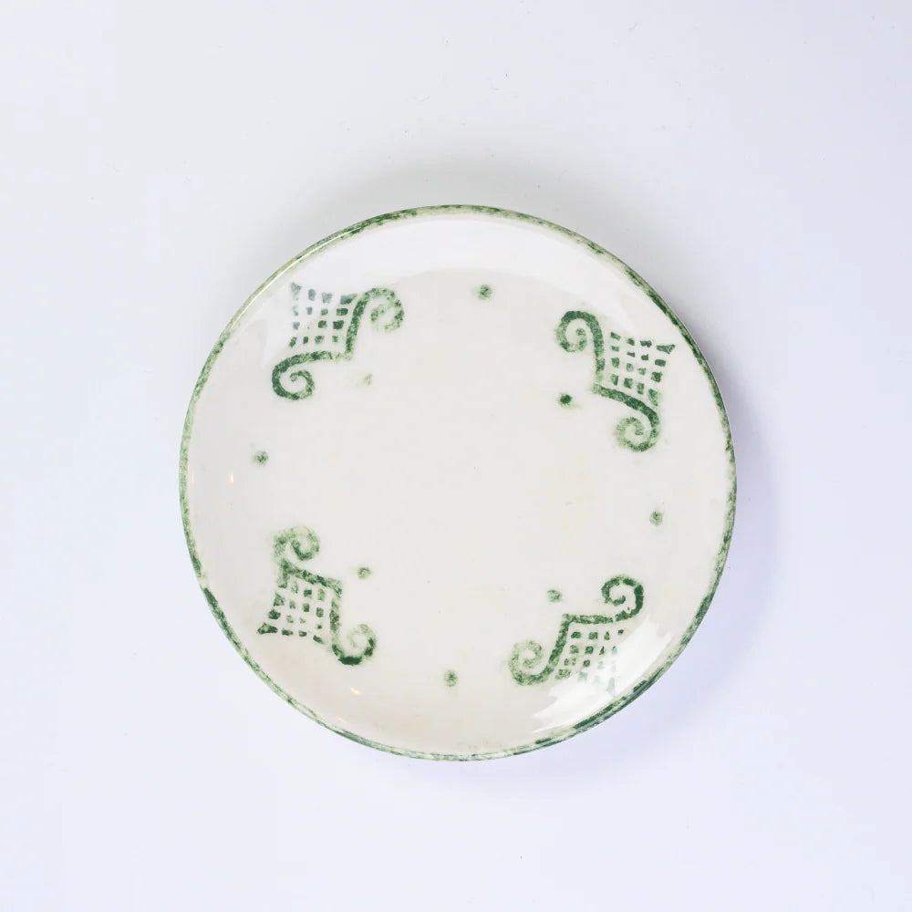 Burano Green Bread / Canapé Plate