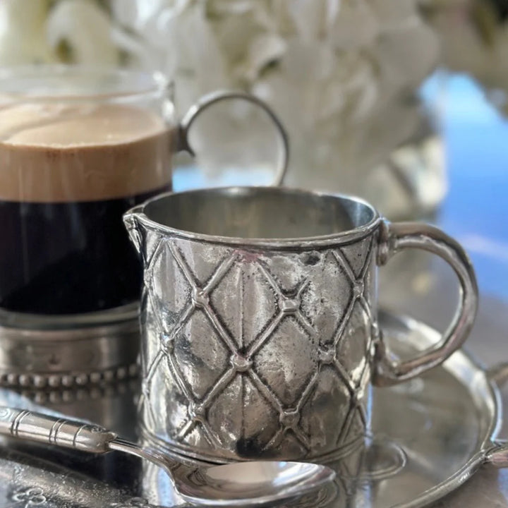 Pewter Lattice Pitcher