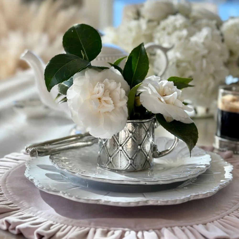 Pewter Lattice Pitcher