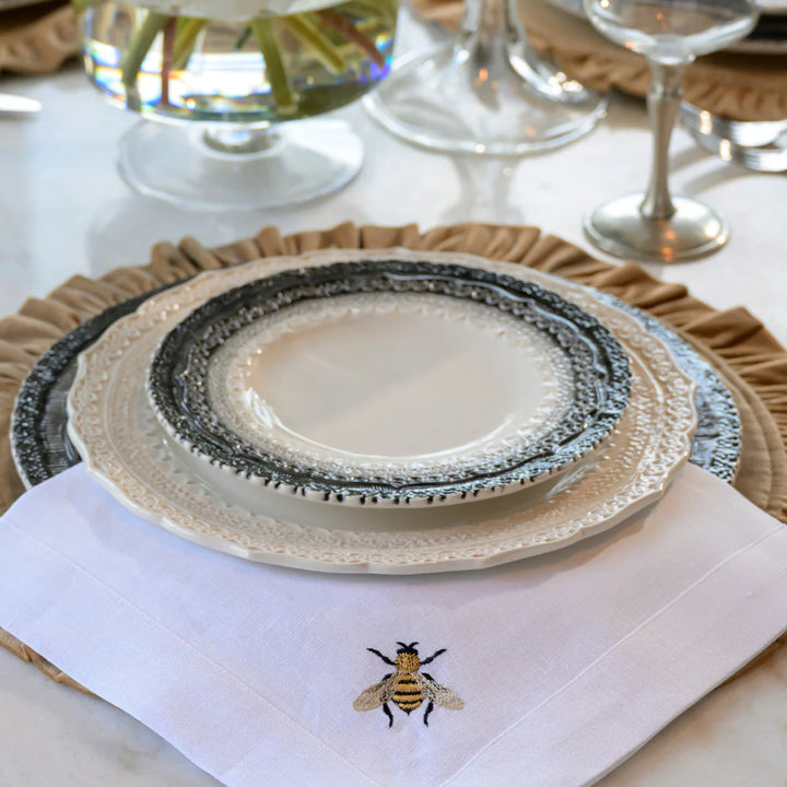 Finezza Grey Salad & Dessert Plate