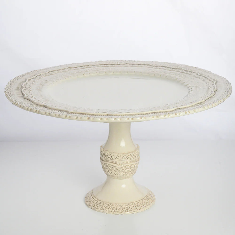 Finezza Cream Cake Stand - Large