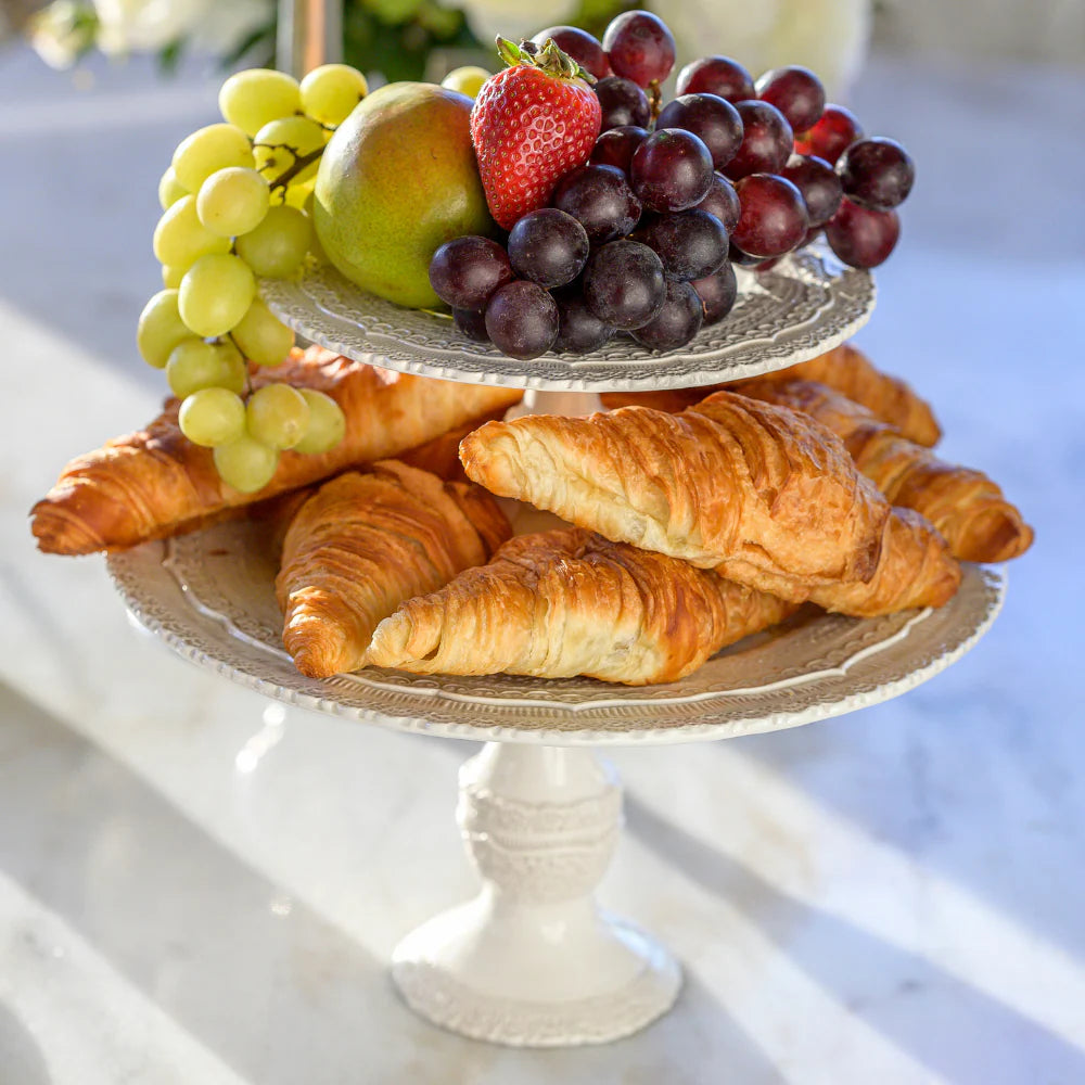 Finezza Cream Cake Stand - Large