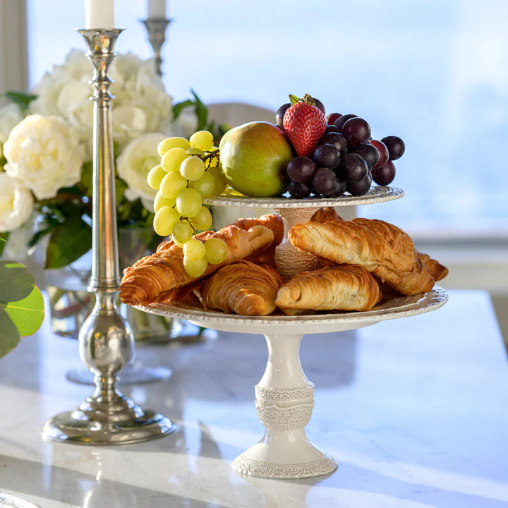 Finezza Cream Cake Stand - Small