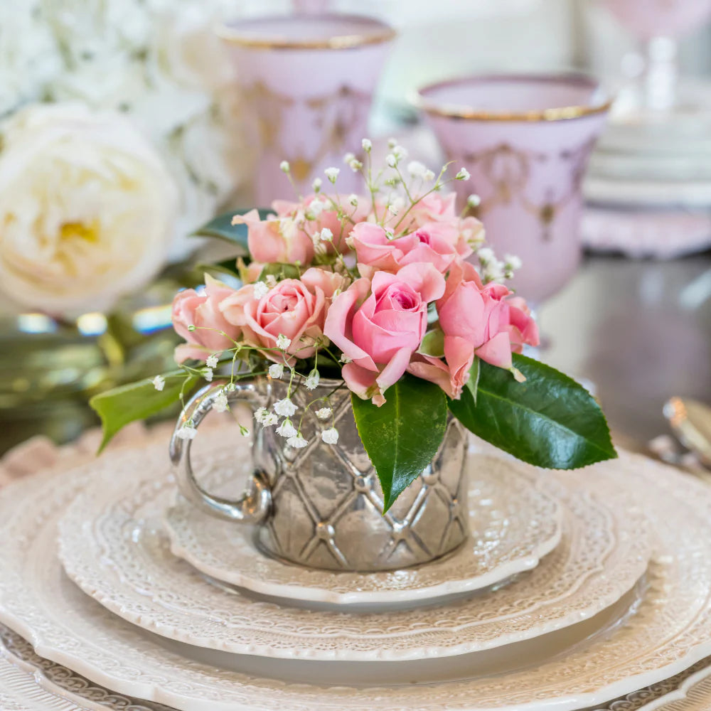 Pewter Lattice Pitcher