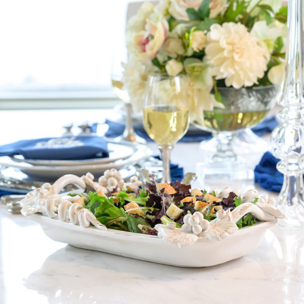 Antico Toscana Small Rectangular Dish - White