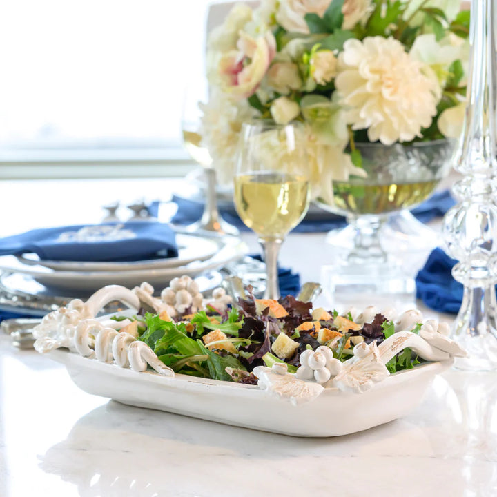 Antico Toscana Small Rectangular Dish - White