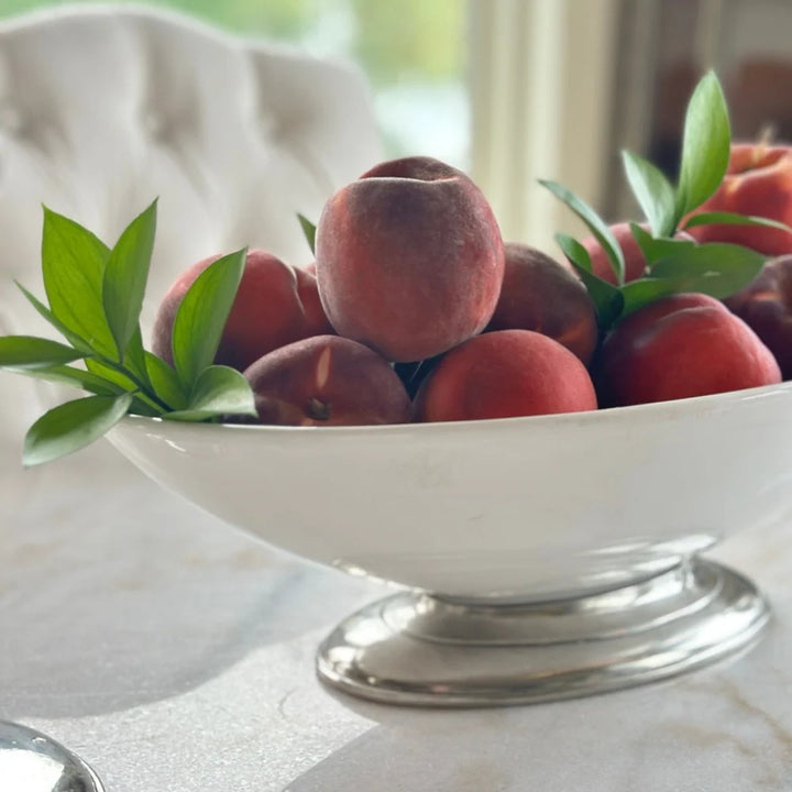 Tuscan Footed Oval Bowl