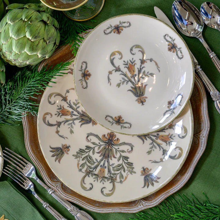 Florentino Wooden Scalloped Charger