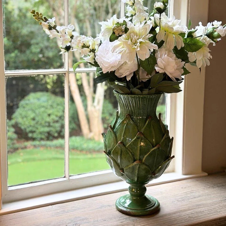 Scavo Harvest Urn - Green