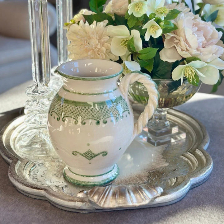 Burano Green Small Pitcher
