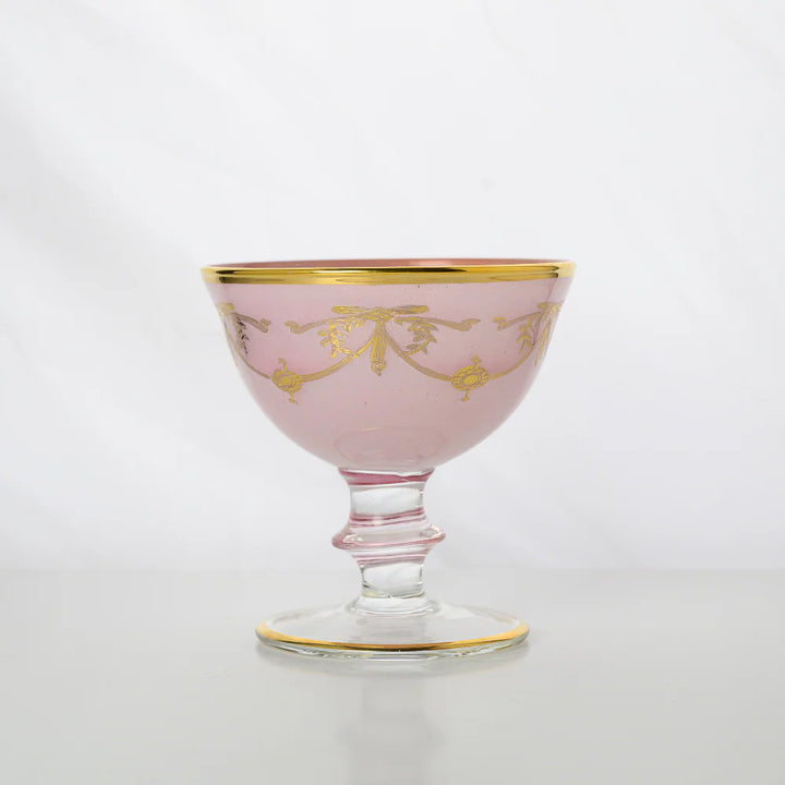 Rialto Borghese with Gold Compote - Pink