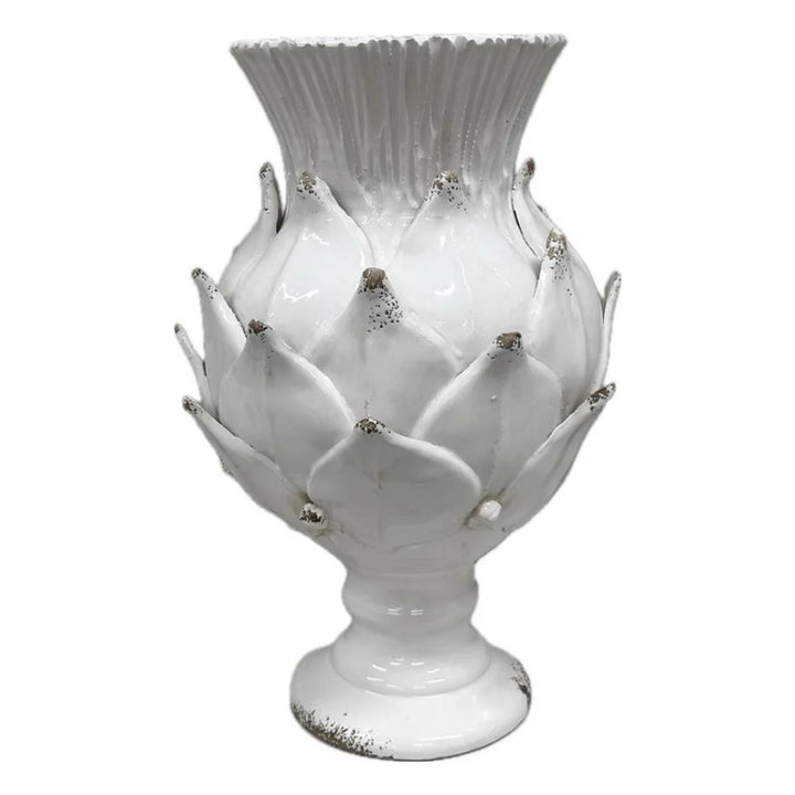 Scavo Harvest Urn - White