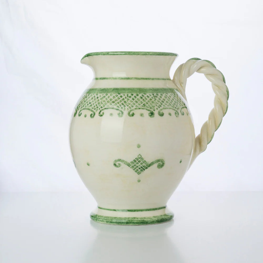 Burano Green Small Pitcher