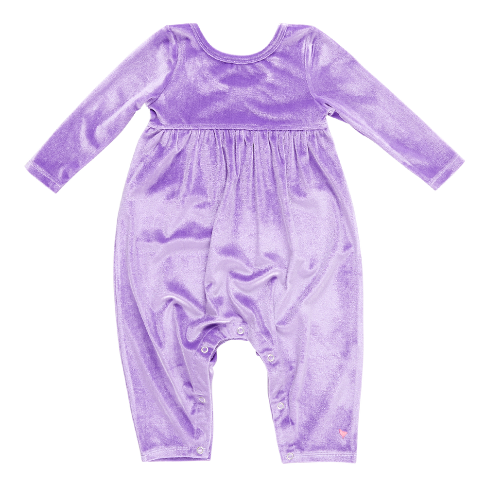 Baby Girls Velour Steph Jumper - Lavender