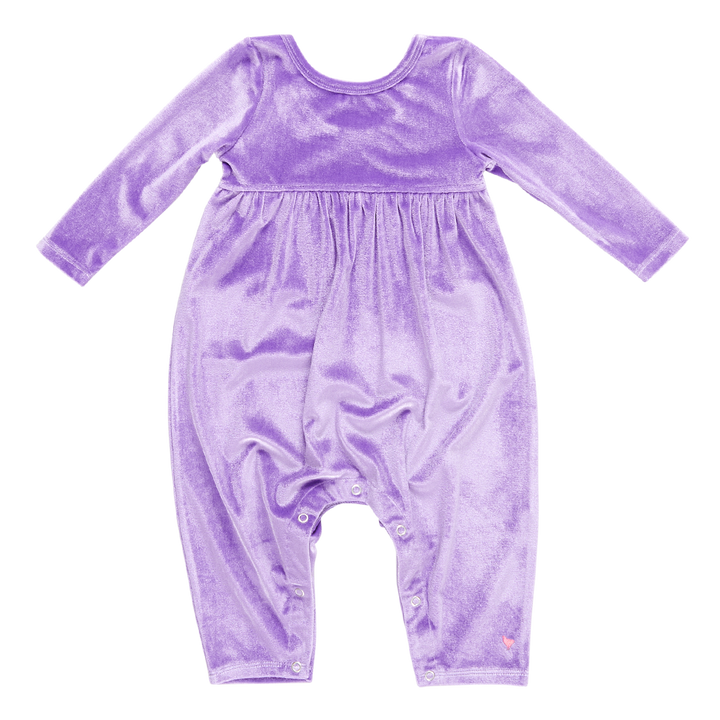 Baby Girls Velour Steph Jumper - Lavender