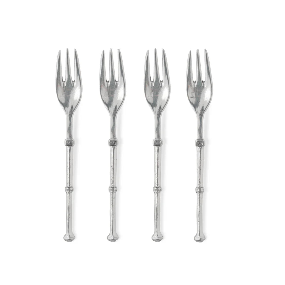 Tavola Appetizer Fork w/ Pouch - Set of 4