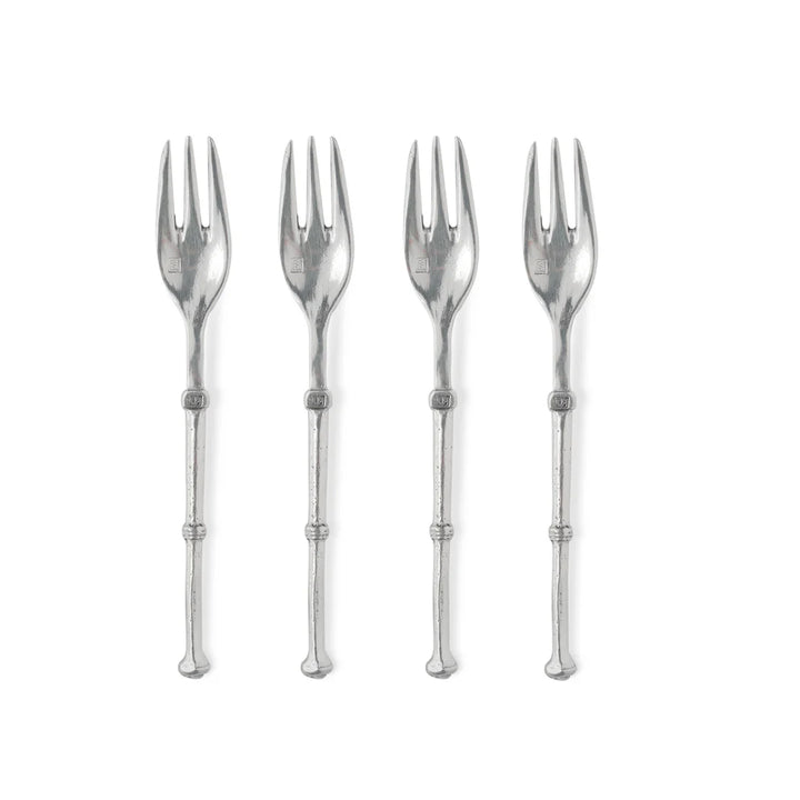 Tavola Appetizer Fork w/ Pouch - Set of 4
