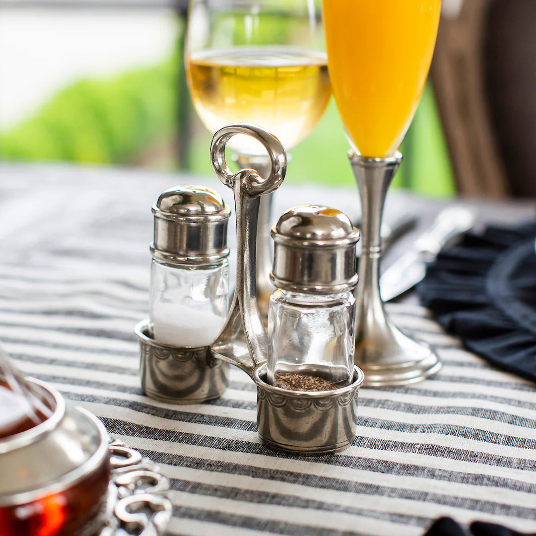 Tavola Tall Salt & Pepper w/ Caddy