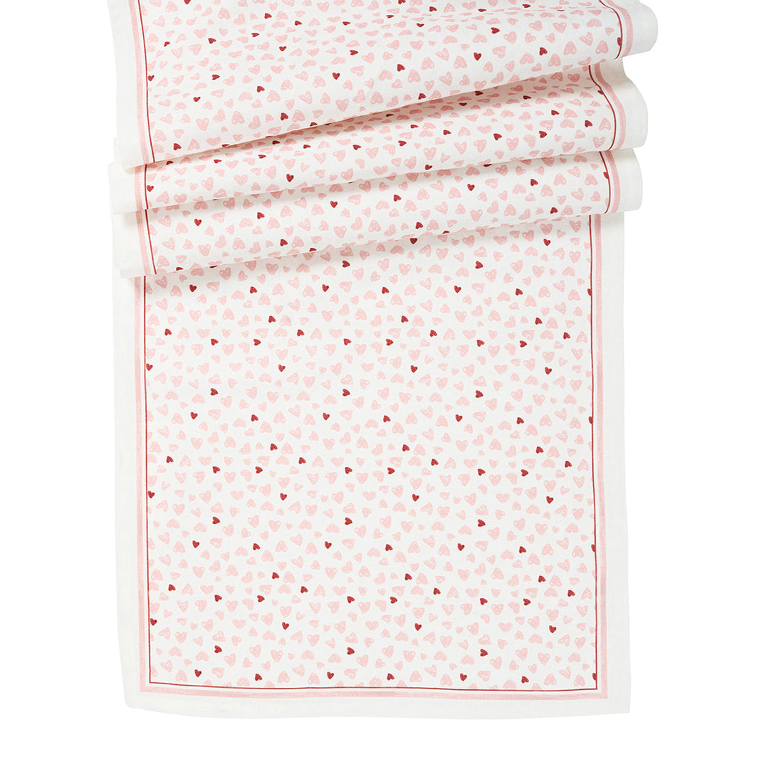 Love You More 18" x 90" Table Runner - Pink