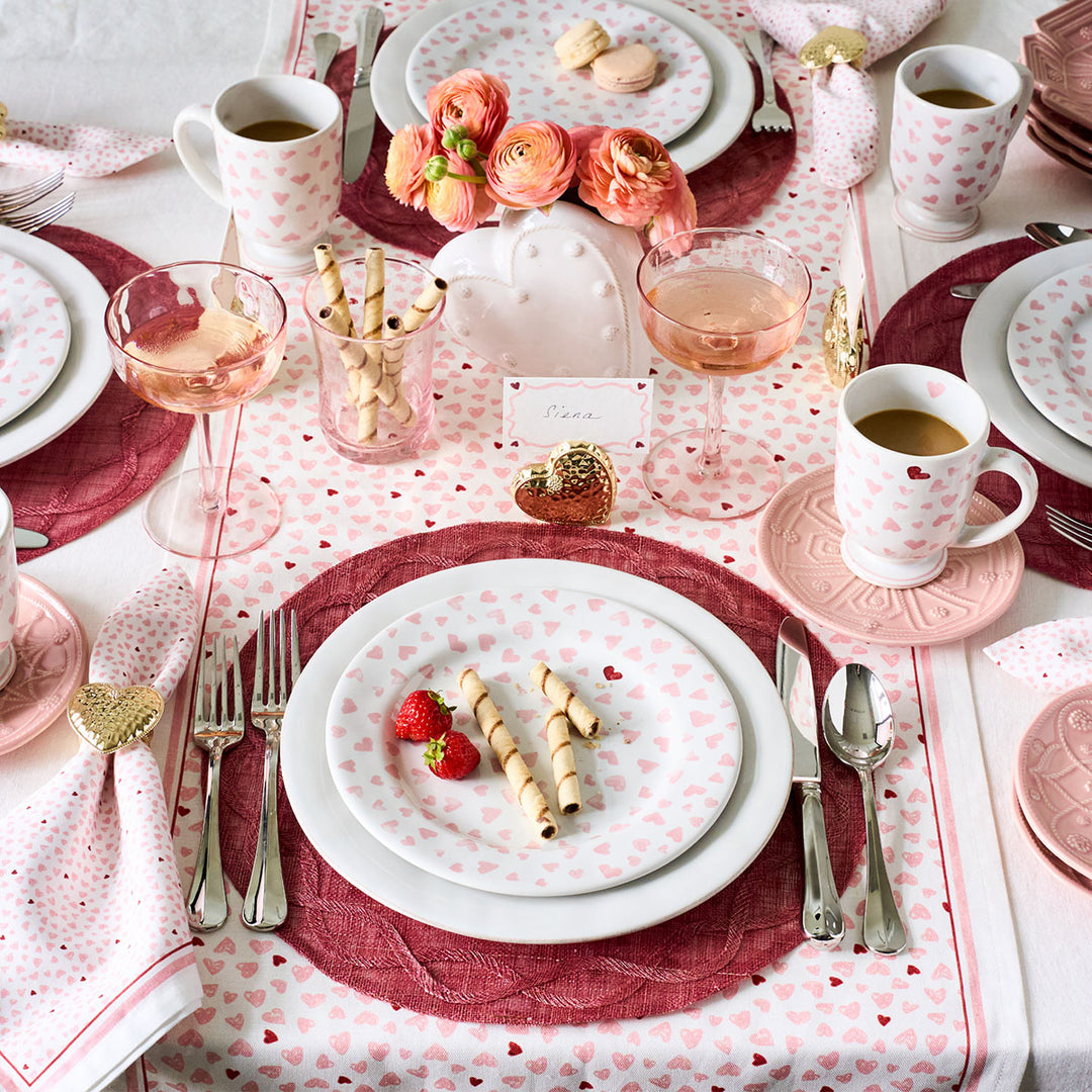 Love You More 18" x 90" Table Runner - Pink