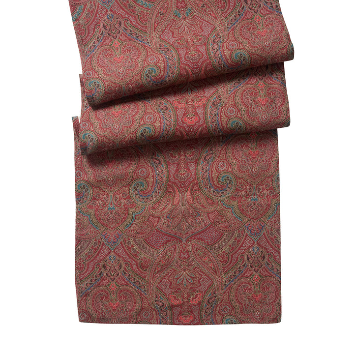 Paisley 18" x 90" Table Runner - Red