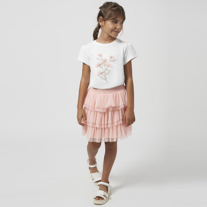 Tulip Rose Tulle Skirt