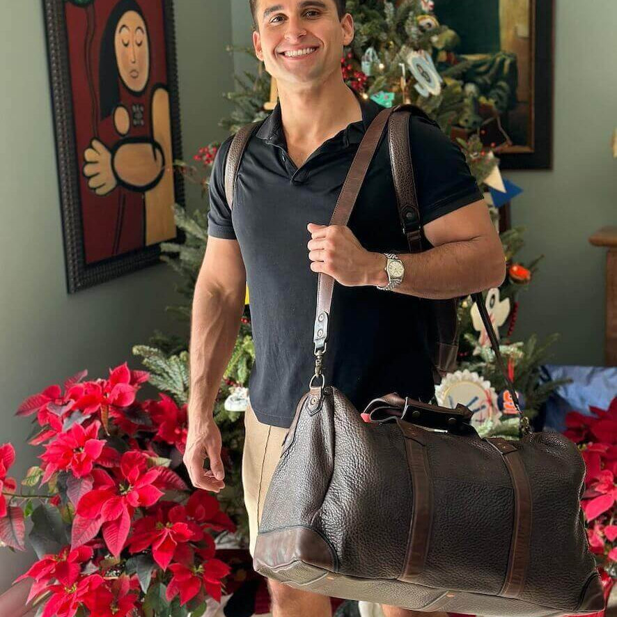 Theodore Leather Duffle Bag