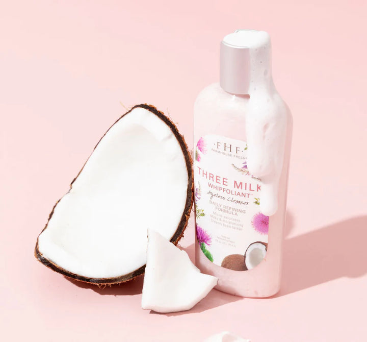 Three Milk Whipfoliant Ageless Cleanser