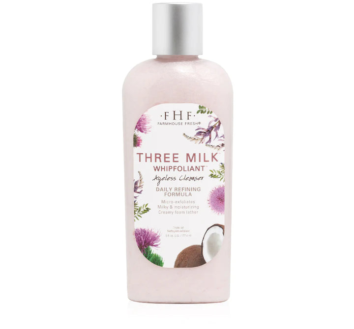 Three Milk Whipfoliant Ageless Cleanser