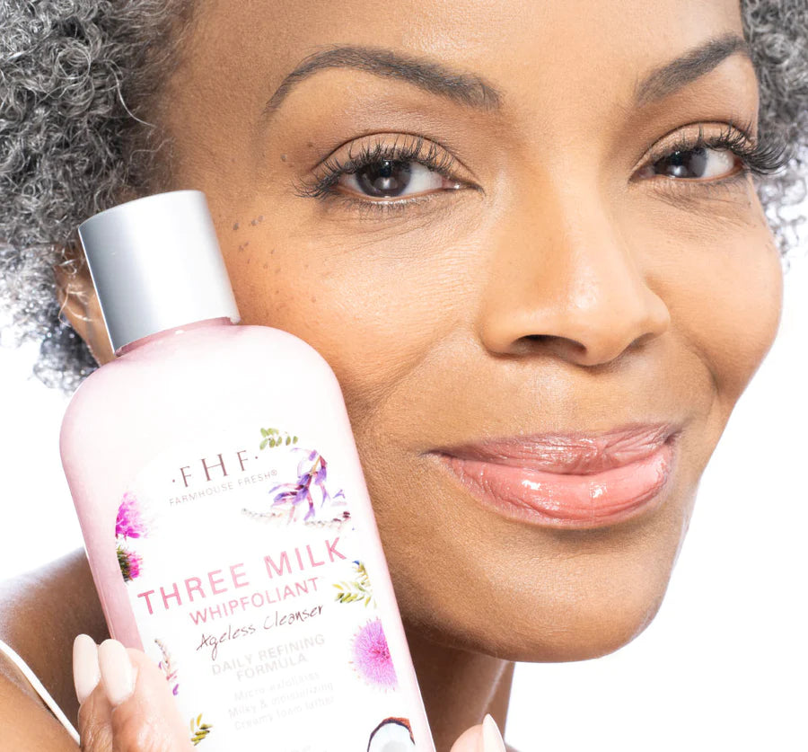 Three Milk Whipfoliant Ageless Cleanser