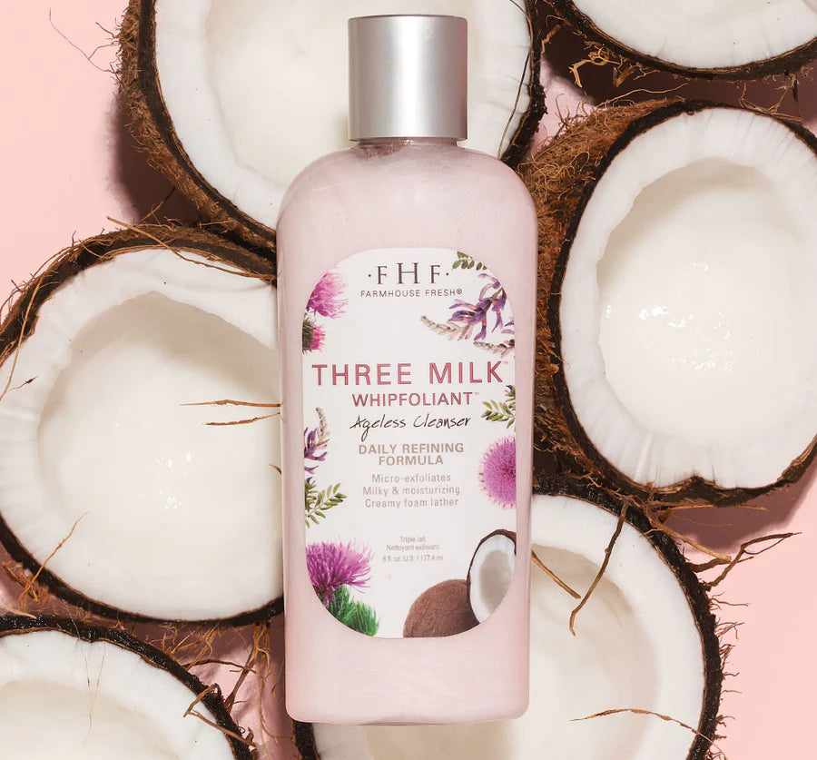 Three Milk Whipfoliant Ageless Cleanser