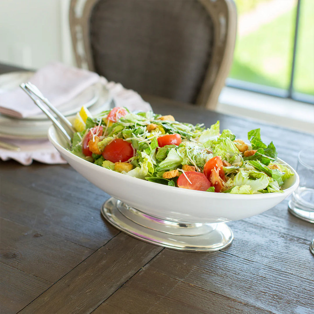 Tuscan Footed Oval Bowl
