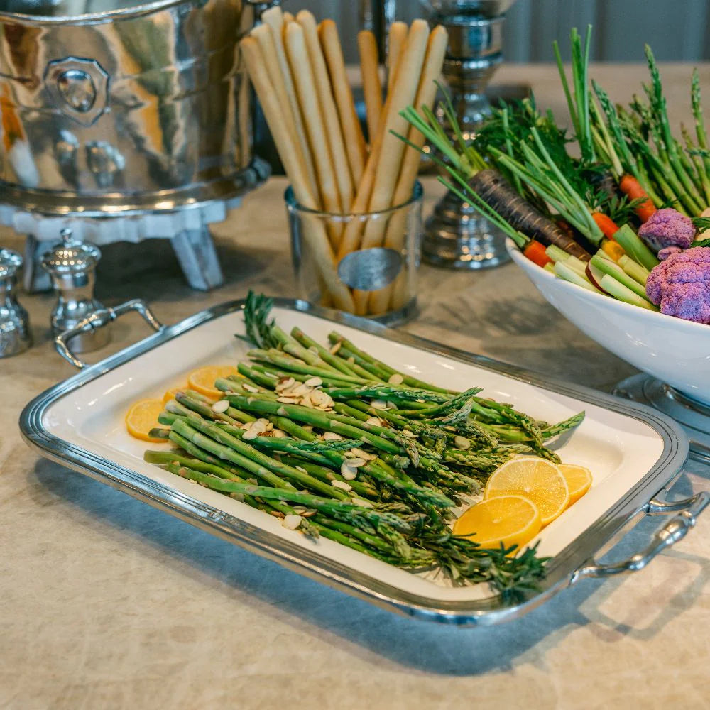 Tuscan Rectangular Tray with Handles