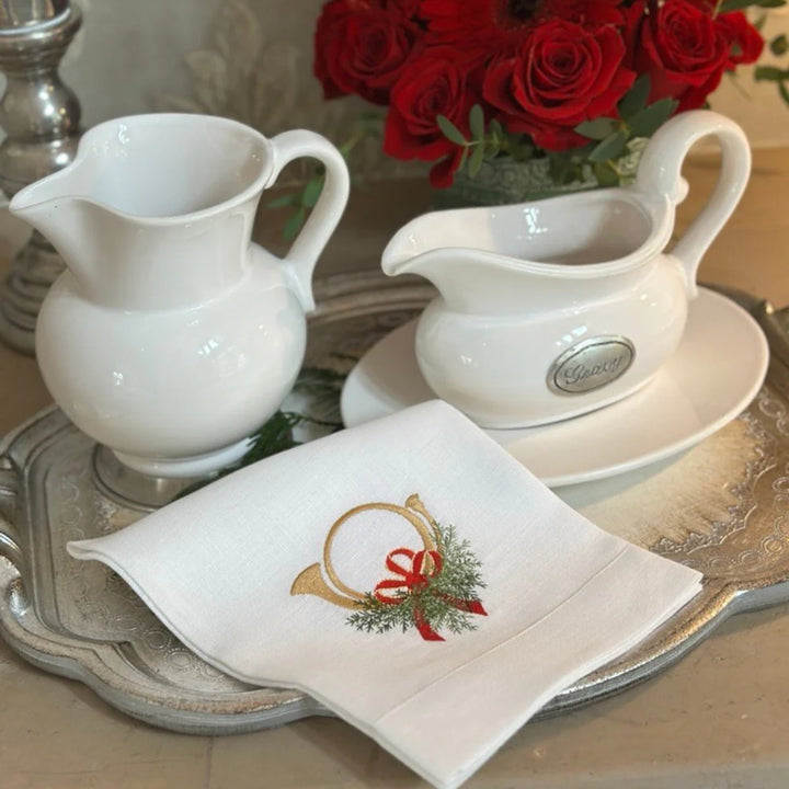Tuscan Gravy Boat with Saucer